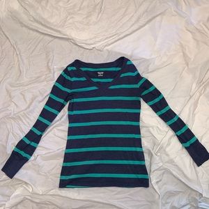 Long sleeve striped tshirt